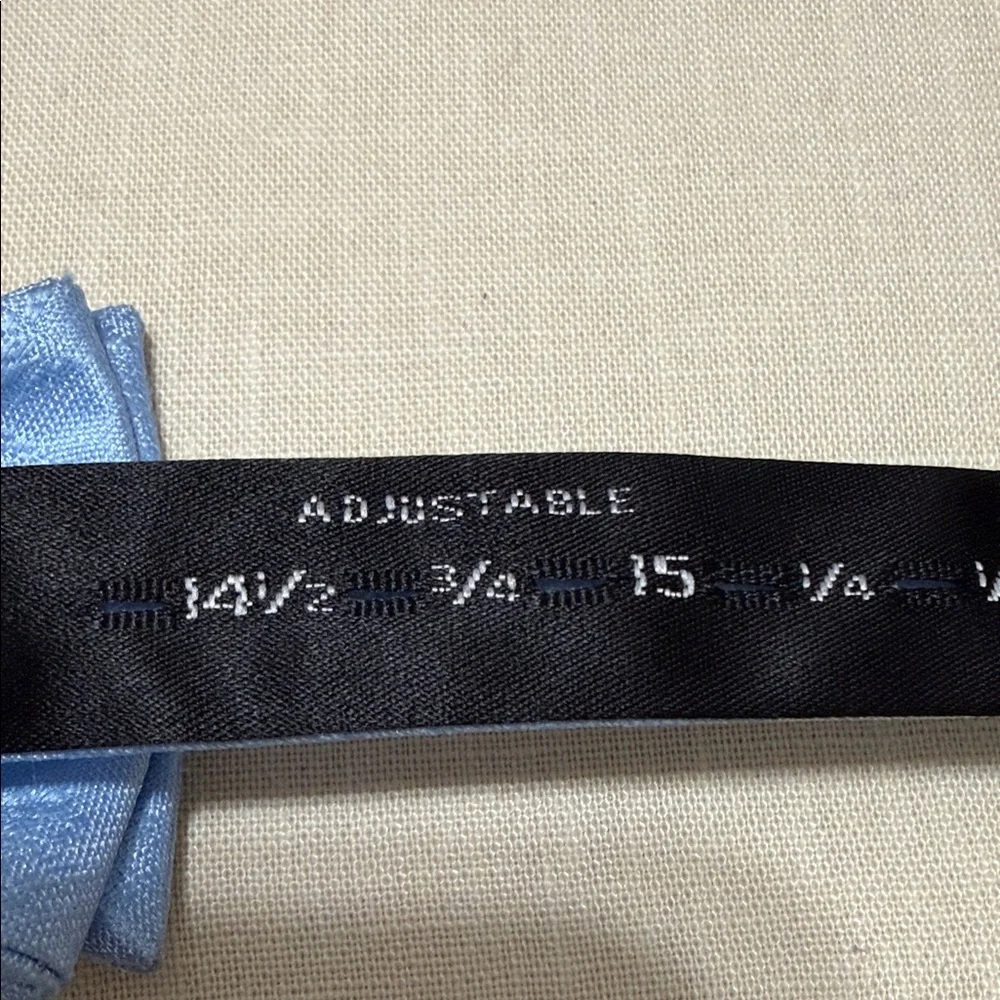 Madison Light Blue Adjustable Bow Tie